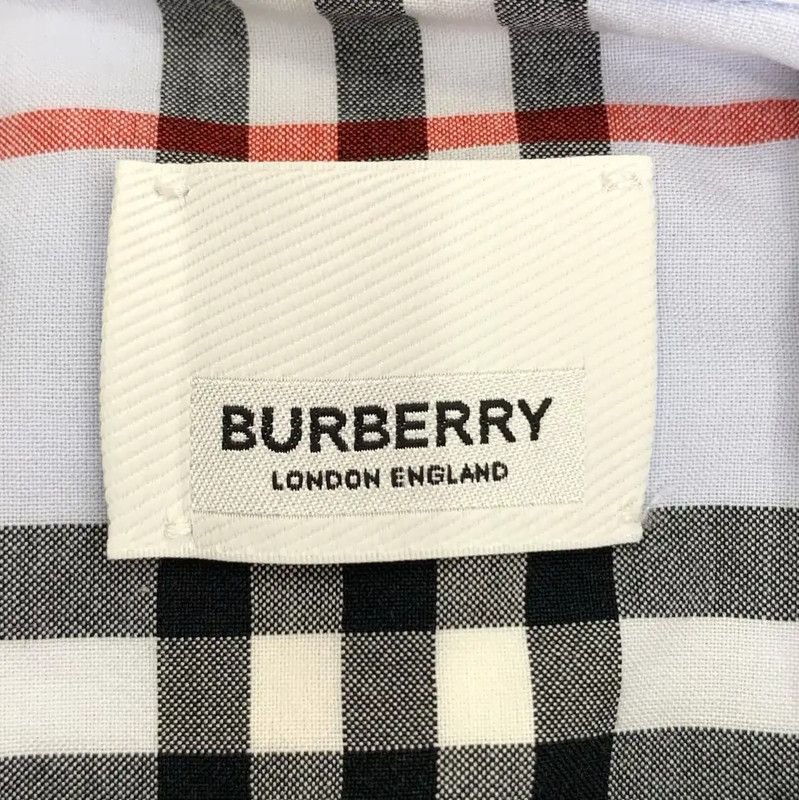 Burberry Burberry Blue Cotton Check Shirt for Women Size XXS / US 00 / IT 34 - 5 Thumbnail
