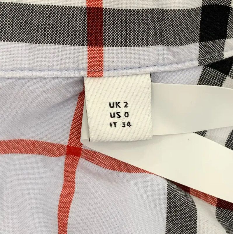 Burberry Burberry Blue Cotton Check Shirt for Women Size XXS / US 00 / IT 34 - 6 Thumbnail