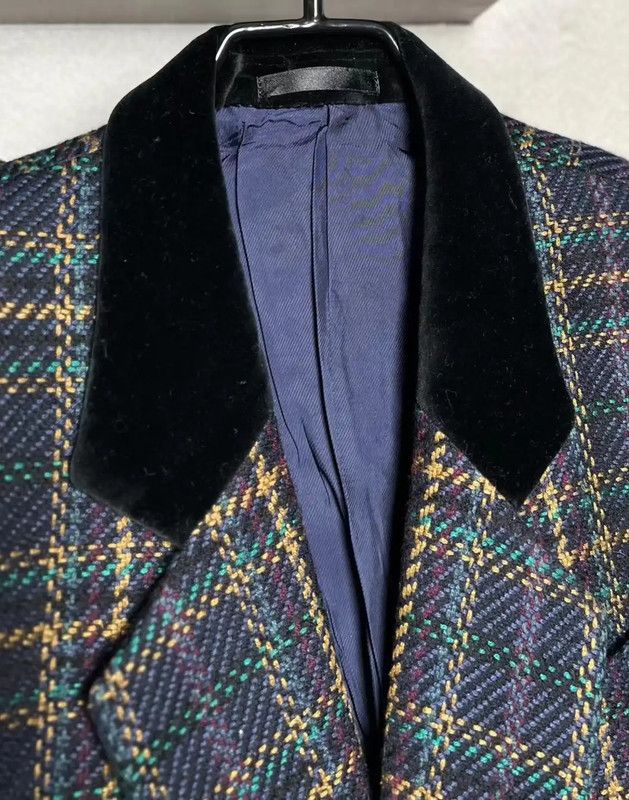 Burberry Burberry Colorblock Wool Women's Cardigan Size ONE SIZE - 7 Thumbnail