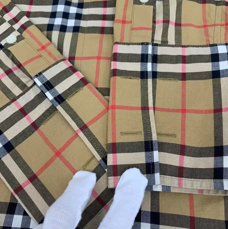 Burberry Burberry Women's Brown Cotton Shirt Size XS / US 0-2 / IT 36-38 - 8 Thumbnail