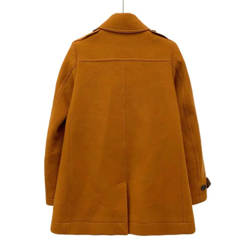 Burberry Burberry Orange Wool Ladies Coat (Size XS) Size XS / US 0-2 / IT 36-38 - 2 Thumbnail