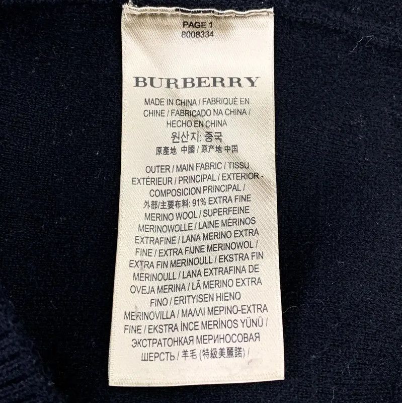 Burberry Burberry Black Wool Women's Knit Sweater Size S / US 4 / IT 40 - 7 Thumbnail