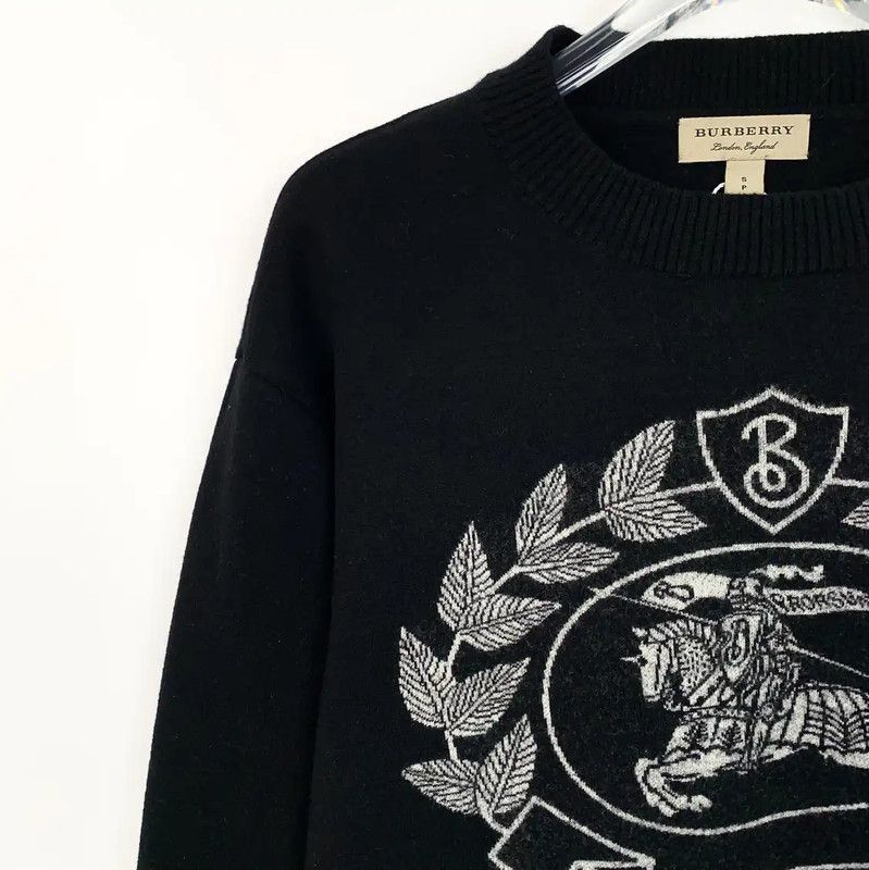 Burberry Burberry Black Wool Women's Knit Sweater Size S / US 4 / IT 40 - 3 Thumbnail