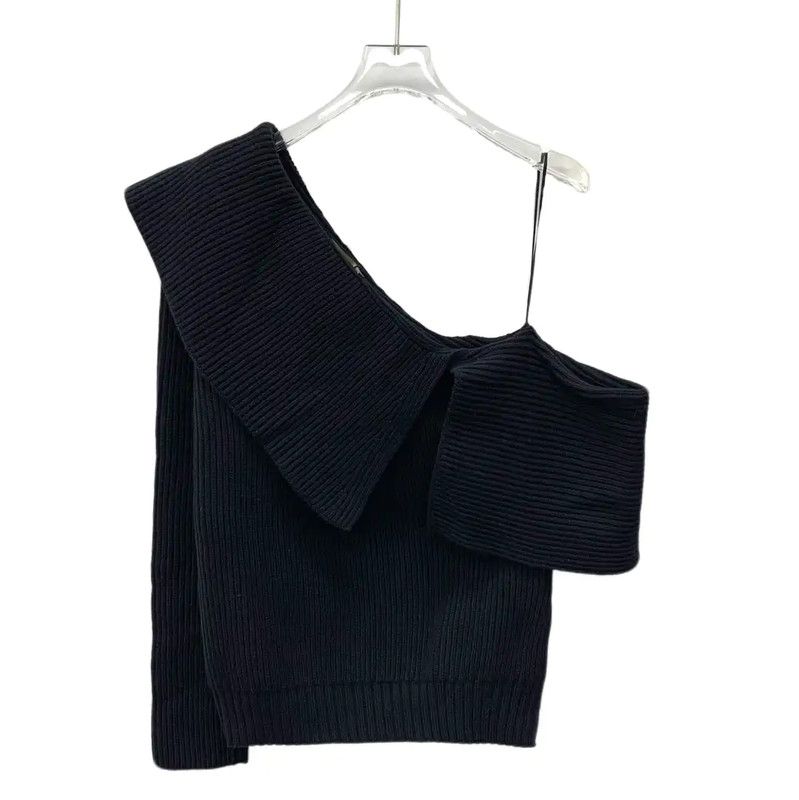 Burberry Burberry Black Wool Knit Sweater Size S / US 4 / IT 40 - 2 Thumbnail