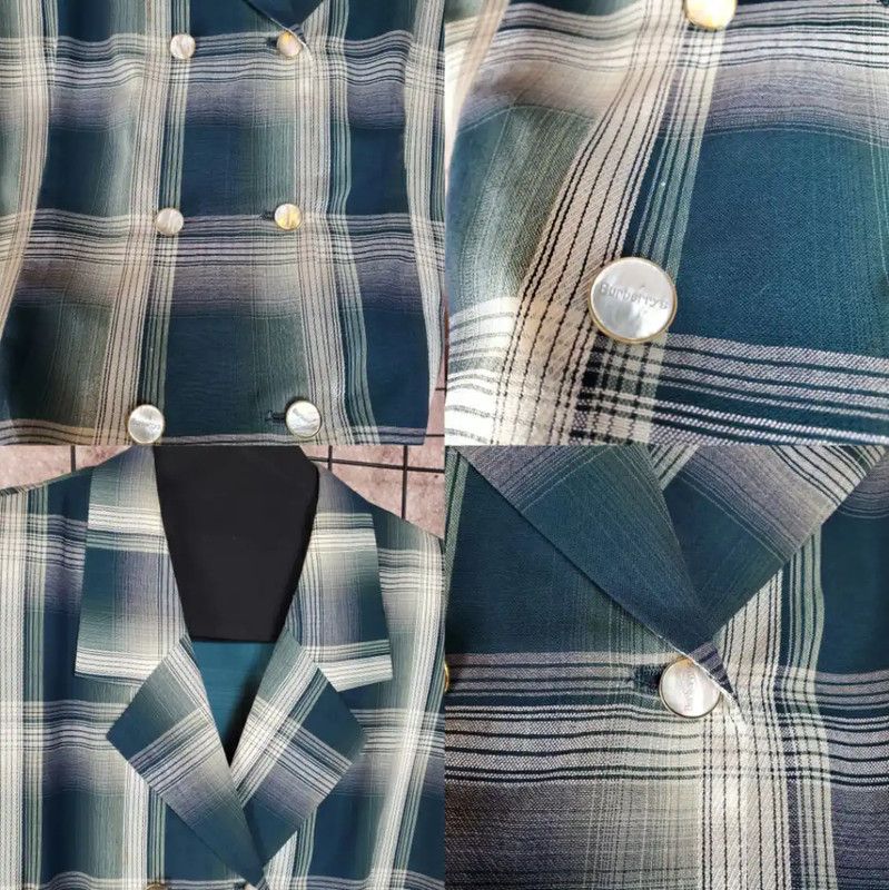 Burberry Burberry Green Wool-Blend Short Cardigan Size L / US 10 / IT 46 - 4 Thumbnail