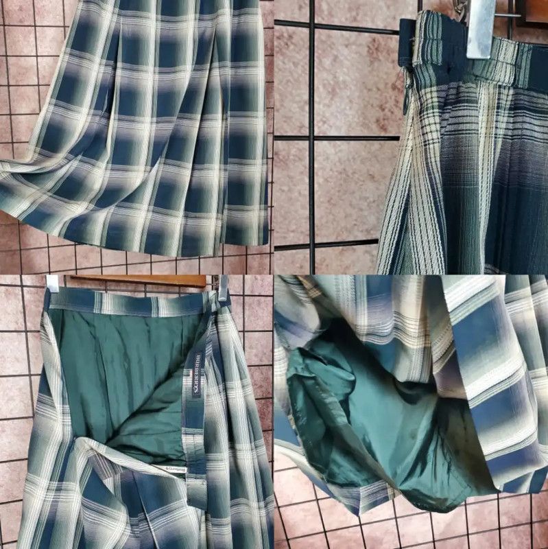 Burberry Burberry Green Wool-Blend Short Cardigan Size L / US 10 / IT 46 - 7 Thumbnail