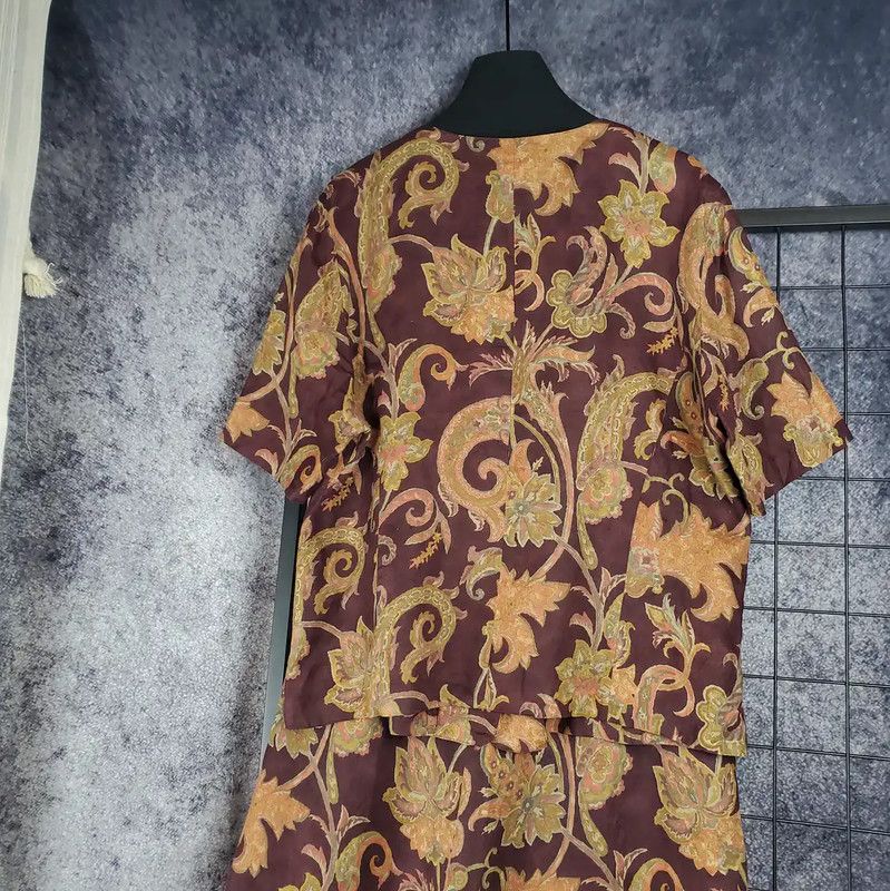 Burberry Summer Purple Floral Print Top