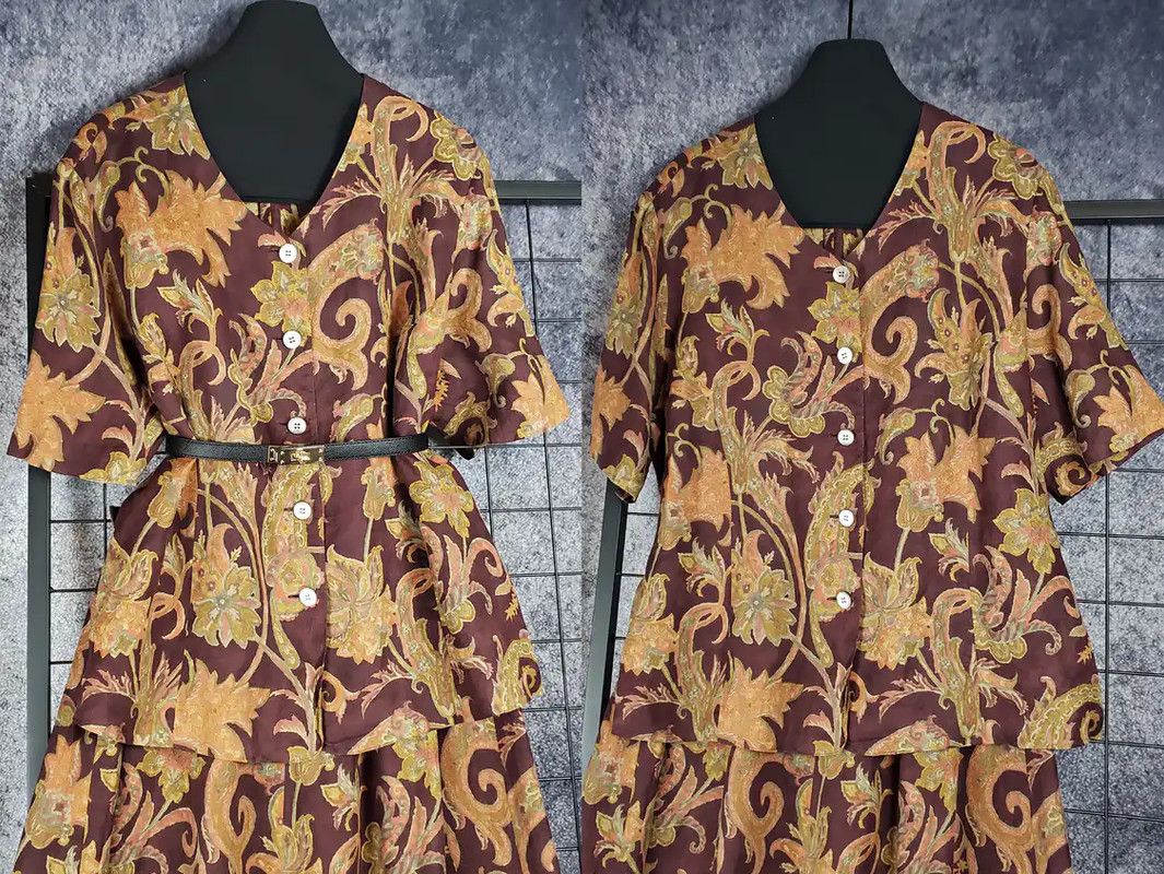 Burberry Summer Purple Floral Print Top