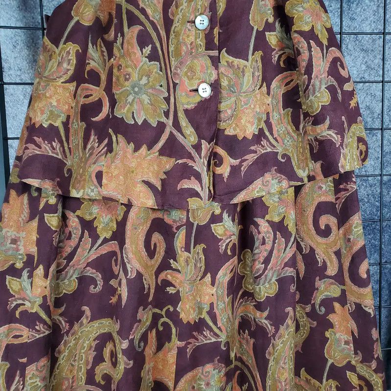 Burberry Summer Purple Floral Print Top