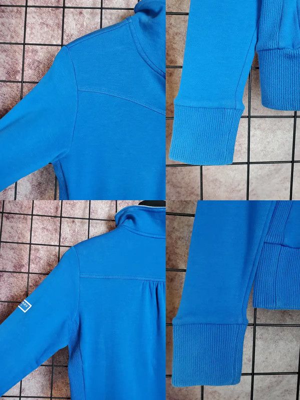 Burberry Burberry Blue Cotton Blend Pullover Sweatshirt Size S / US 4 / IT 40 - 7 Thumbnail