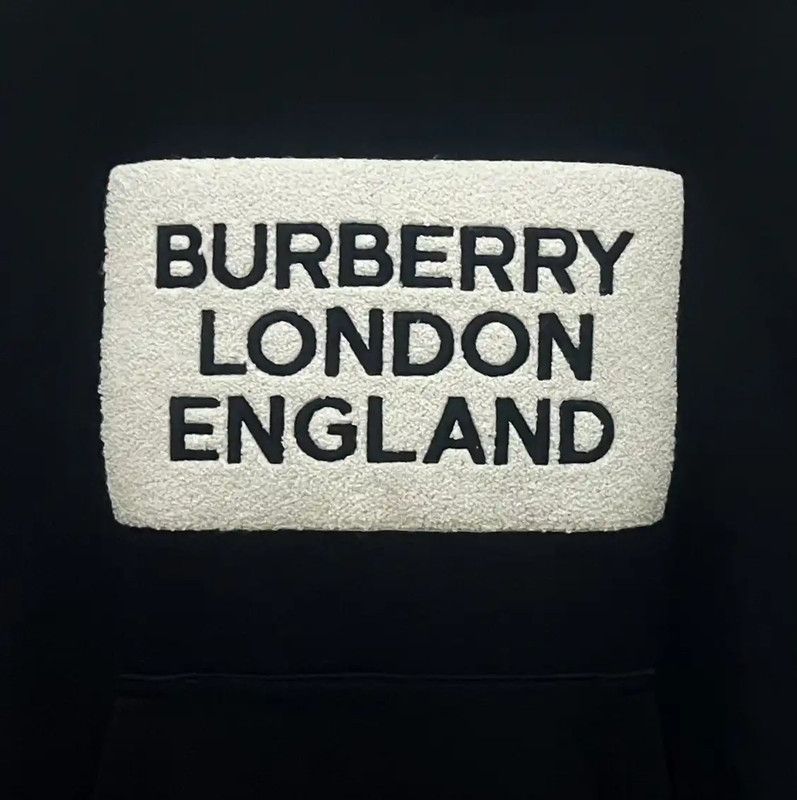 Burberry Burberry Black Cotton Women's Hoodie Size XXS / US 00 / IT 34 - 2 Thumbnail