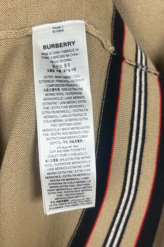 Burberry Burberry Camel Wool Women's Cardigan Size L / US 10 / IT 46 - 5 Thumbnail
