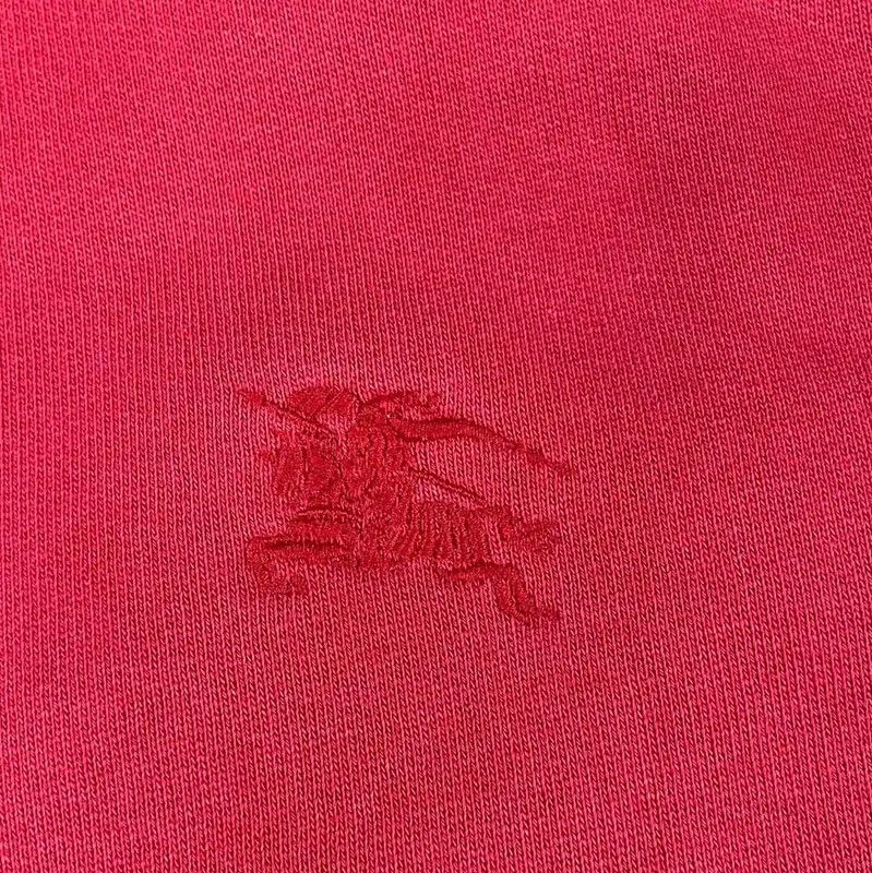 Burberry Burberry Red Cotton Zip-Up Hoodie for Women Size L / US 10 / IT 46 - 3 Thumbnail