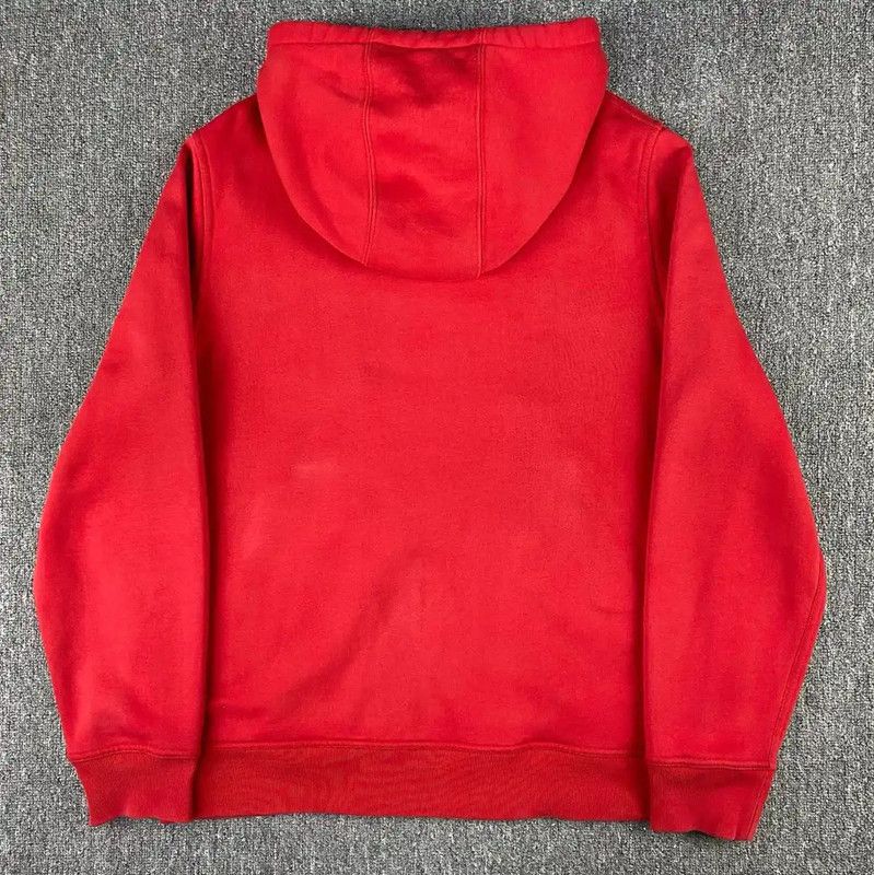Burberry Burberry Red Cotton Zip-Up Hoodie for Women Size L / US 10 / IT 46 - 2 Thumbnail