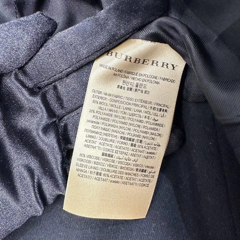 Burberry Burberry Black Wool Women's Jacket M Size Size M / US 6-8 / IT 42-44 - 5 Thumbnail