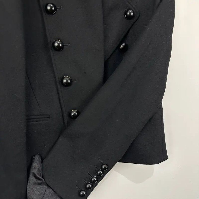 Burberry Burberry Black Wool Women's Jacket M Size Size M / US 6-8 / IT 42-44 - 4 Thumbnail