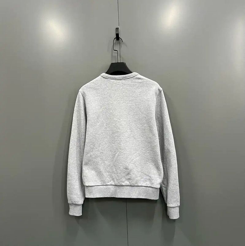 Burberry Burberry Gray Cotton Long Sleeve Sweatshirt Size M / US 6-8 / IT 42-44 - 2 Thumbnail