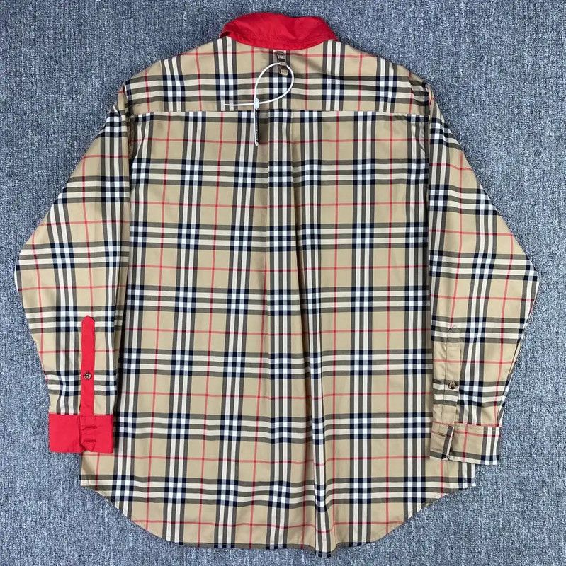 Burberry Burberry Color-Block Cotton Women's Shirt Size XL / US 12-14 / IT 48-50 - 2 Thumbnail