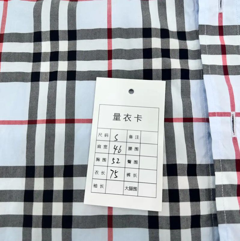 Burberry Burberry Women's Light Blue Check Shirt Size S / US 4 / IT 40 - 10 Thumbnail