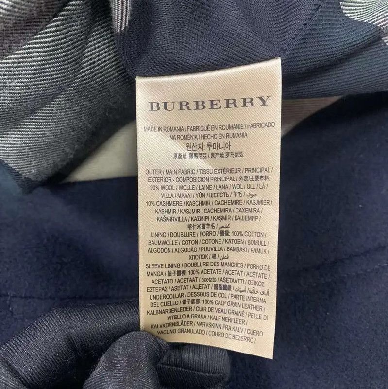 Burberry Burberry Black Wool Trench Coat for Women Size XS / US 0-2 / IT 36-38 - 5 Thumbnail