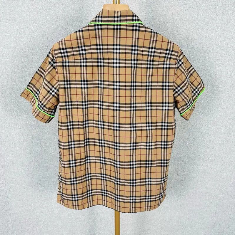 Burberry Burberry Women's Khaki Cotton Short Sleeve Shirt Size XS / US 0-2 / IT 36-38 - 2 Thumbnail