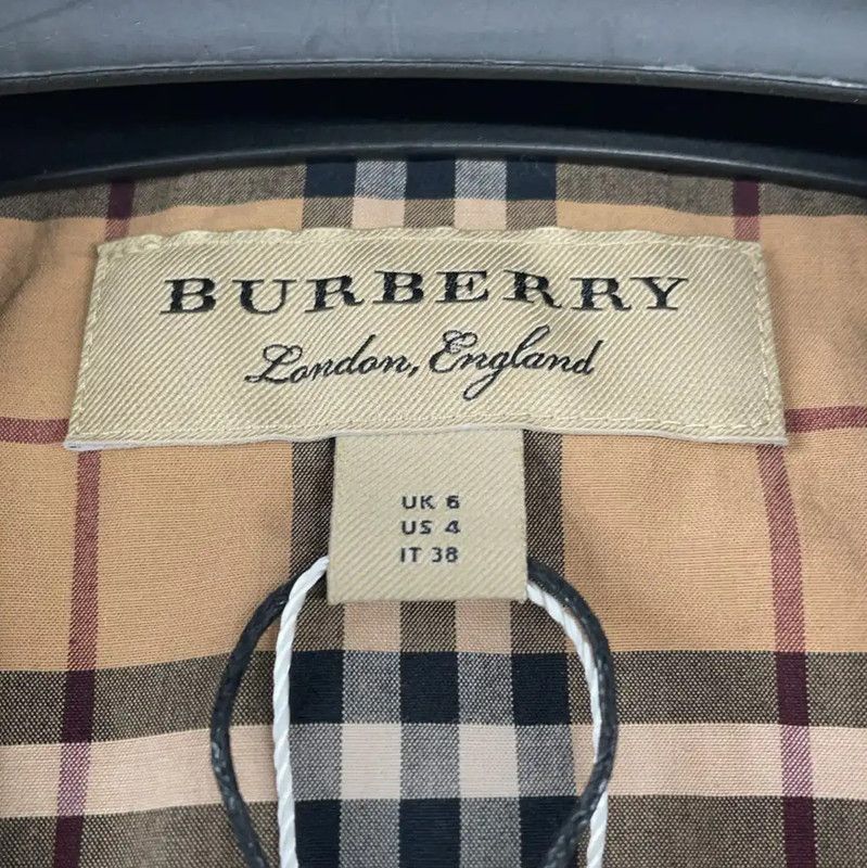 Burberry Burberry Women's Khaki Cotton Short Sleeve Shirt Size XS / US 0-2 / IT 36-38 - 3 Thumbnail