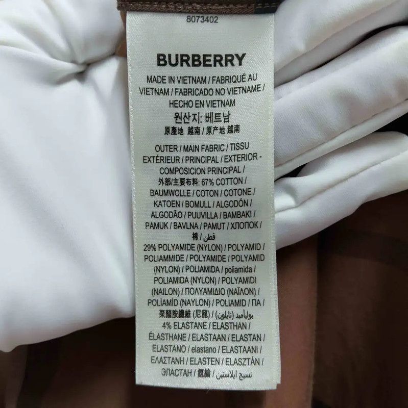 Burberry Burberry Spring Autumn Khaki Short Sleeve Shirt Size XS / US 0-2 / IT 36-38 - 5 Thumbnail