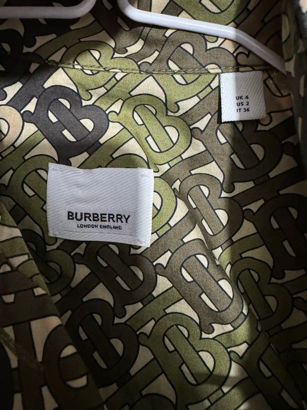 Burberry Burberry Colorful Cotton Logo Dress Size M / US 6-8 / IT 42-44 - 4 Thumbnail