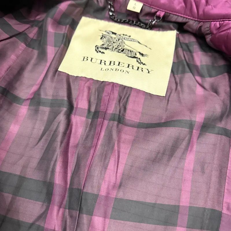 Burberry Burberry Women's Red Polyester Jacket Size L Size L / US 10 / IT 46 - 3 Thumbnail