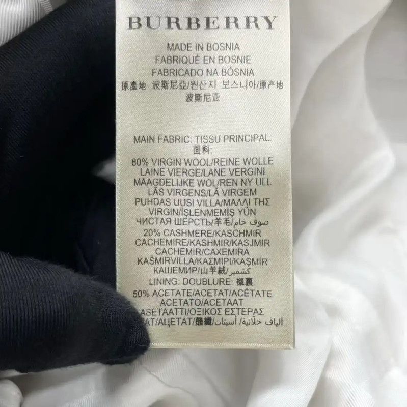 Burberry Burberry Light Gray Wool Long Coat for Women Size S / US 4 / IT 40 - 6 Thumbnail