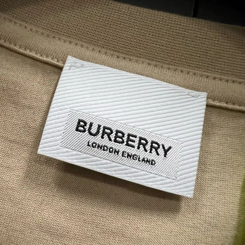 Burberry Burberry Summer Khaki Cotton Short Sleeve T-Shirt Size XS / US 0-2 / IT 36-38 - 2 Thumbnail