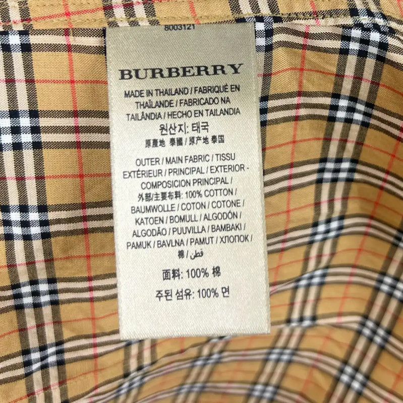 Burberry Burberry Yellow Cotton Women's Shirt Size ONE SIZE - 5 Thumbnail