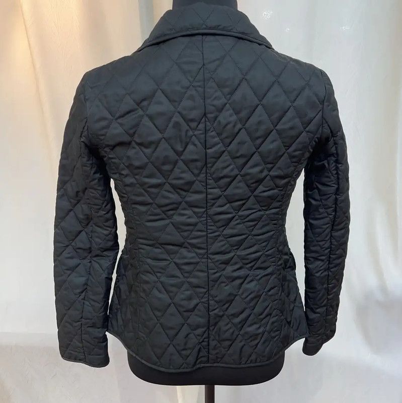 Burberry Burberry Quilted Black Cotton Women's Jacket Size XS / US 0-2 / IT 36-38 - 4 Thumbnail