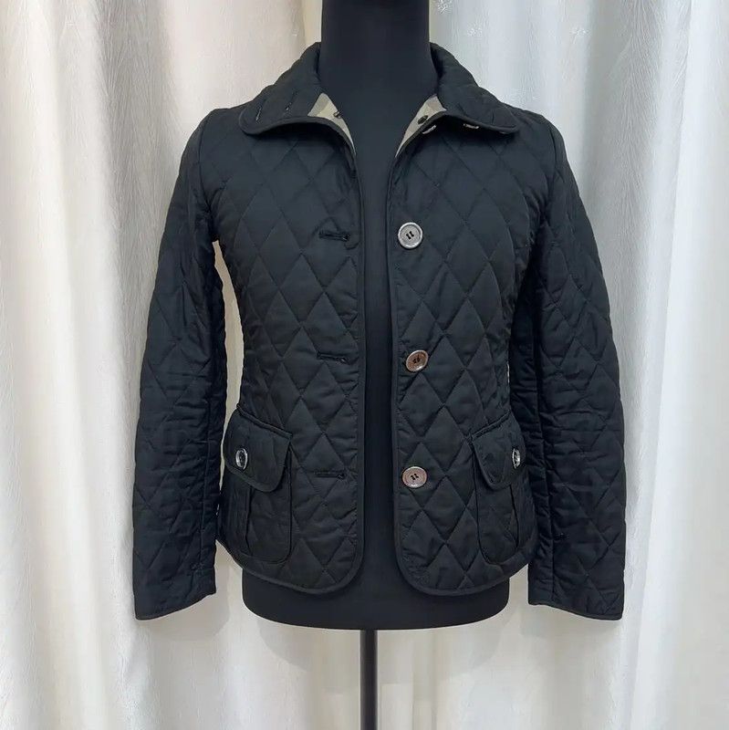 Burberry Burberry Quilted Black Cotton Women's Jacket Size XS / US 0-2 / IT 36-38 - 5 Thumbnail