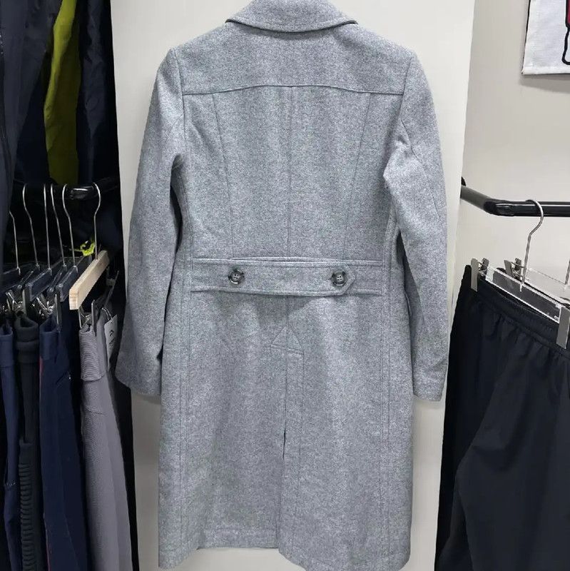 Burberry Burberry Gray Multicolor Women's Coat Size M / US 6-8 / IT 42-44 - 2 Thumbnail