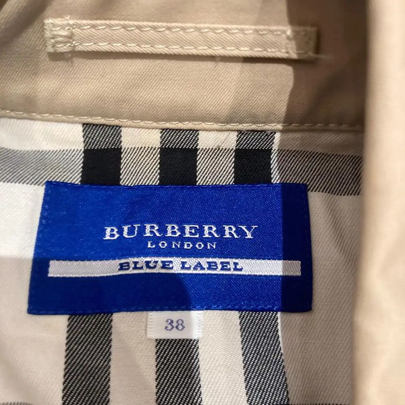 Burberry Burberry Spring Autumn Beige Cotton Short Trench Coat Size S / US 4 / IT 40 - 3 Thumbnail