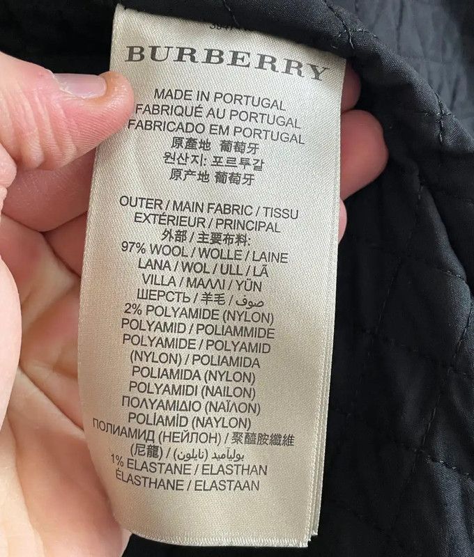 Burberry Burberry Gray Wool Women's Coat Size M / US 6-8 / IT 42-44 - 6 Thumbnail