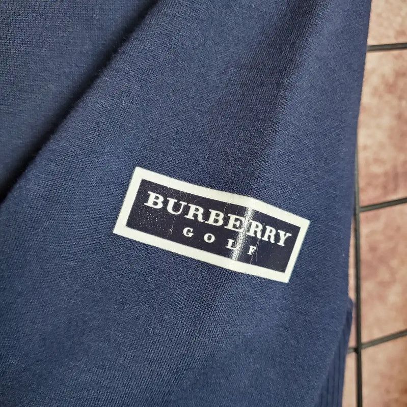 Burberry Burberry Golf Navy Cotton Blend Half-Zip Sweatshirt Size S / US 4 / IT 40 - 8 Thumbnail