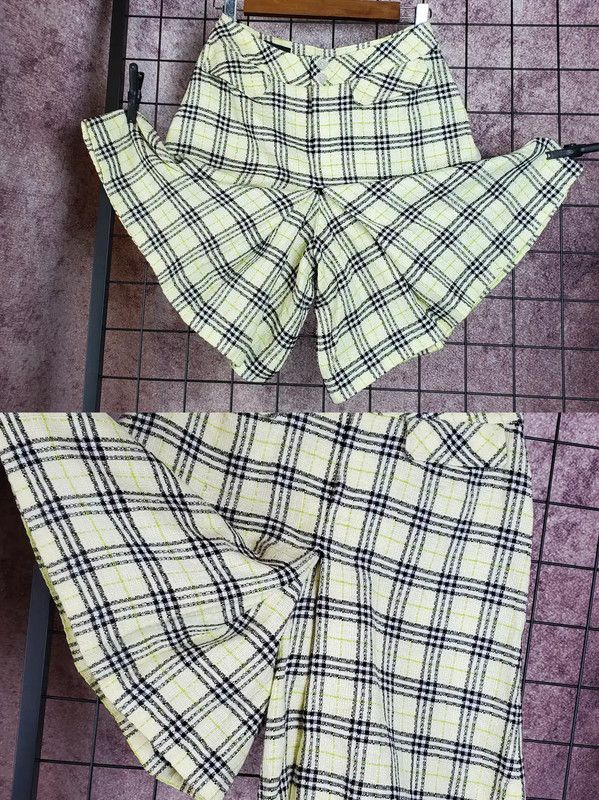 Burberry Burberry Summer Cotton Checkered Casual Pants Size 26" / US 2 / IT 38 - 3 Thumbnail