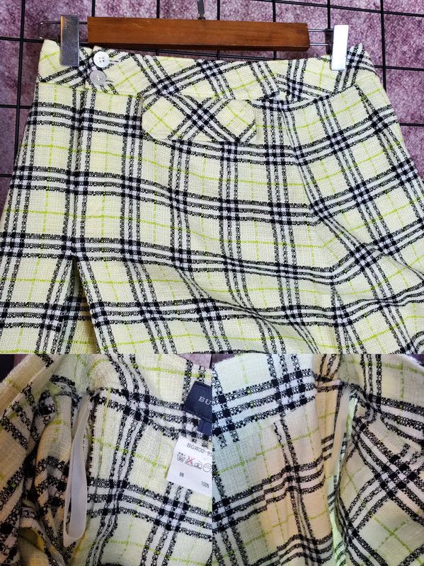 Burberry Burberry Summer Cotton Checkered Casual Pants Size 26" / US 2 / IT 38 - 8 Thumbnail