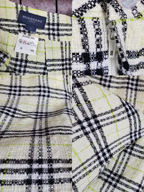 Burberry Burberry Summer Cotton Checkered Casual Pants Size 26" / US 2 / IT 38 - 10 Thumbnail