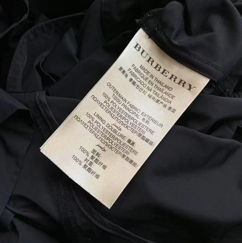 Burberry Burberry Black Polyester Women's Trench Coat Size ONE SIZE - 5 Thumbnail