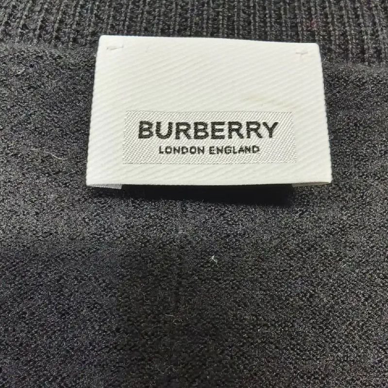 Burberry Burberry Black Women's Cardigan Size L / US 10 / IT 46 - 3 Thumbnail