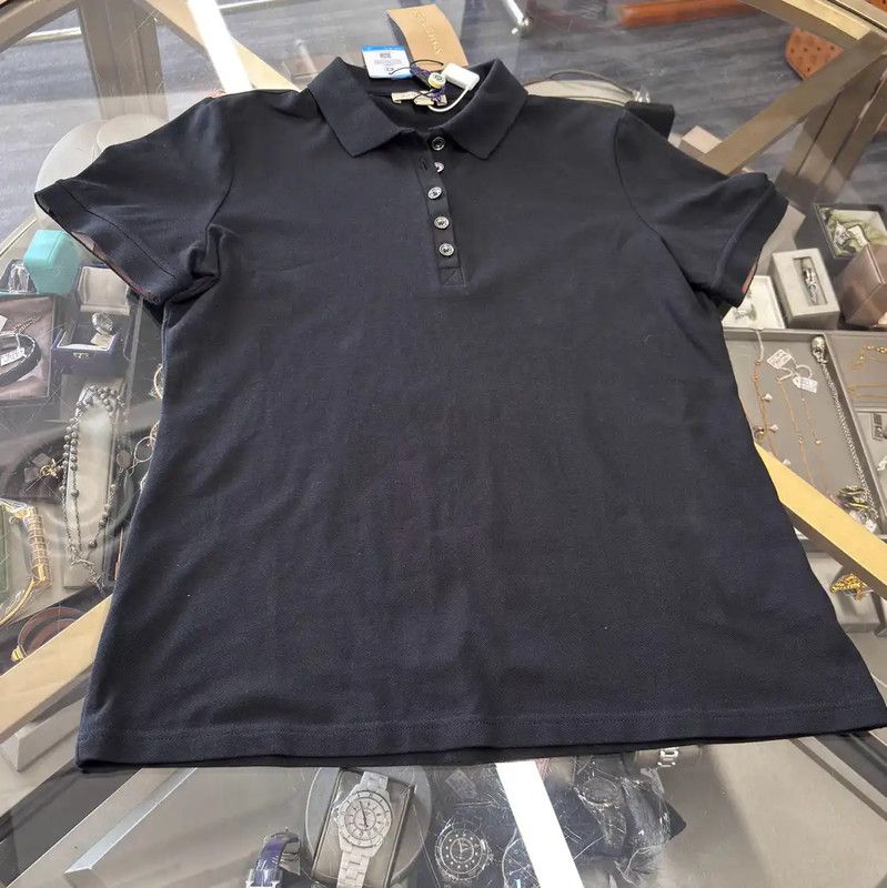 Burberry Burberry Women's Black Cotton T-Shirt Size M / US 6-8 / IT 42-44 - 4 Thumbnail
