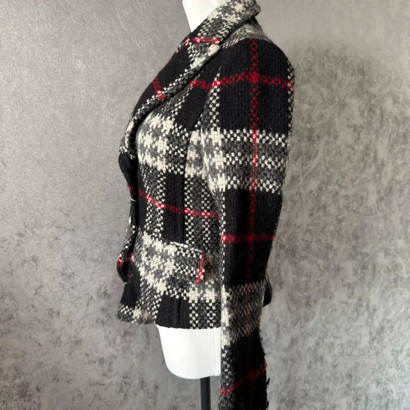 Burberry Burberry Color Block Wool Short Coat for Women Size M / US 6-8 / IT 42-44 - 4 Thumbnail