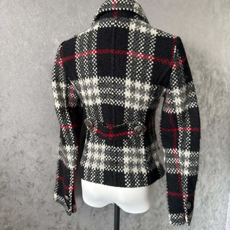 Burberry Burberry Color Block Wool Short Coat for Women Size M / US 6-8 / IT 42-44 - 5 Thumbnail