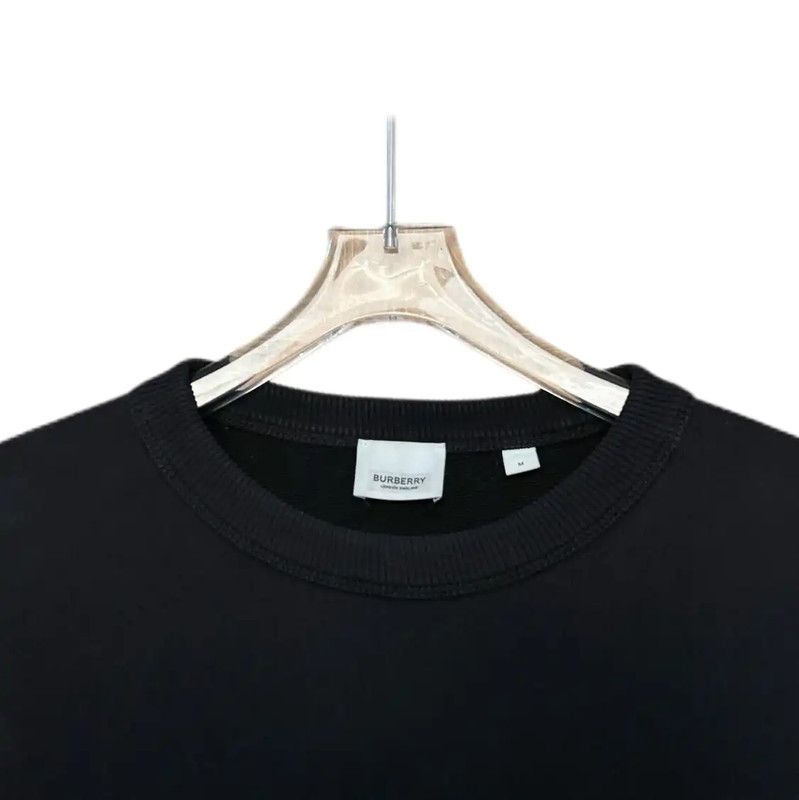 Burberry Burberry Black Cotton Women's Sweatshirt Size M / US 6-8 / IT 42-44 - 3 Thumbnail