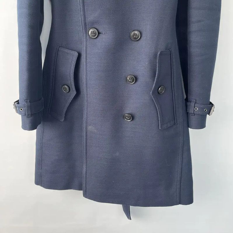 Burberry Burberry Women's Spring Autumn Navy Blue Coat Size S / US 4 / IT 40 - 6 Thumbnail