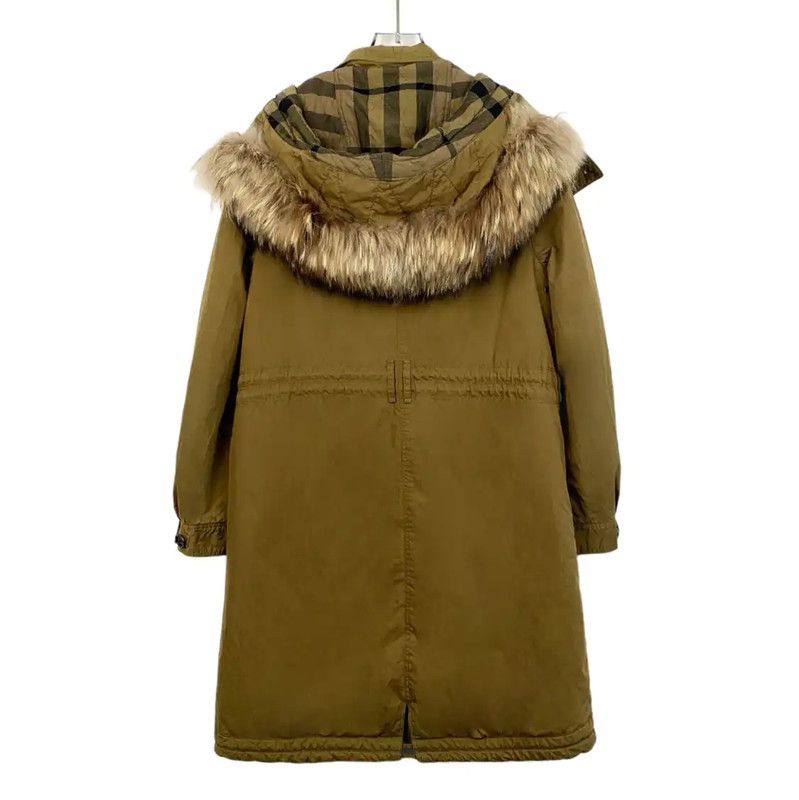 Burberry Burberry Brown Cotton Women's Coat Size M / US 6-8 / IT 42-44 - 2 Thumbnail