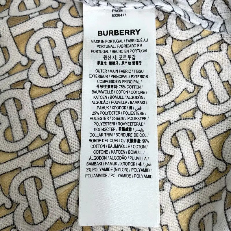 Burberry Burberry Color-Block Cotton T-Shirt for Women Size S / US 4 / IT 40 - 7 Thumbnail